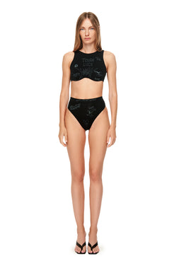 Black top with underwires
