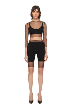 Sport shorts with mesh