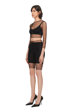 Sport shorts with mesh