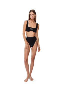 Black rib briefs