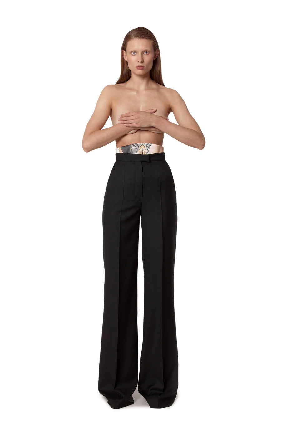 “ROBOT” black-tie pants