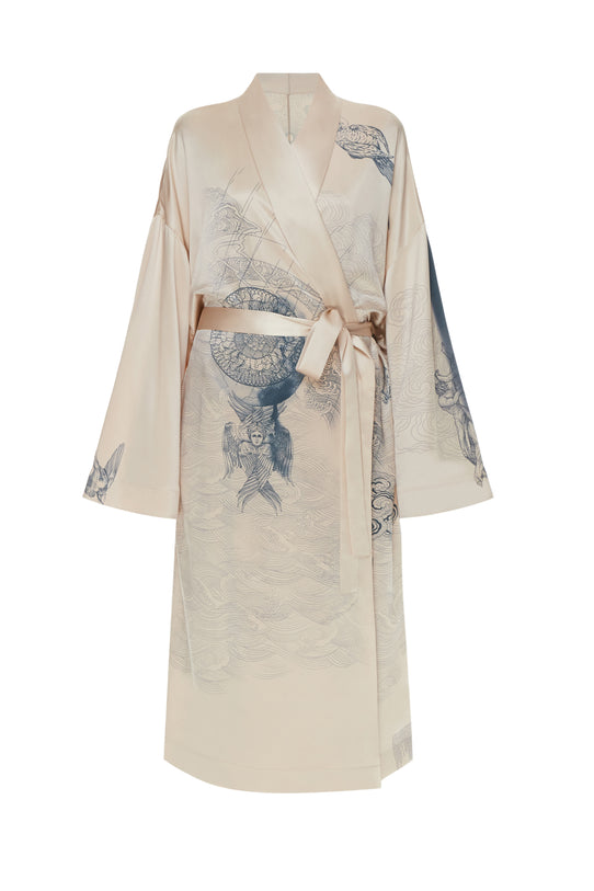 Silk robe