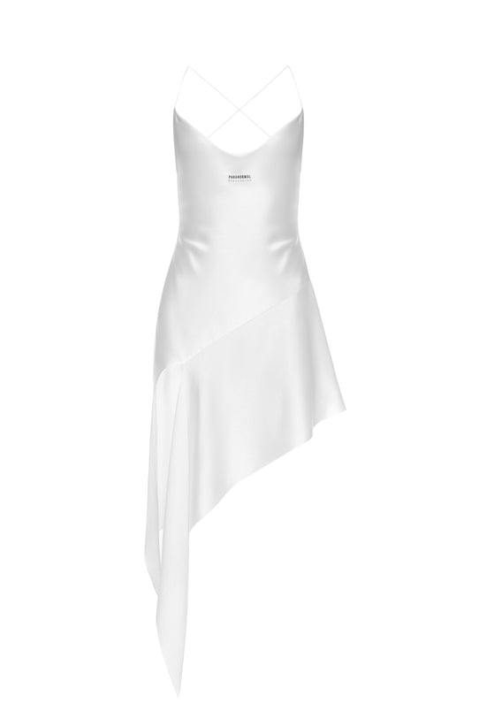 White Silk Dress