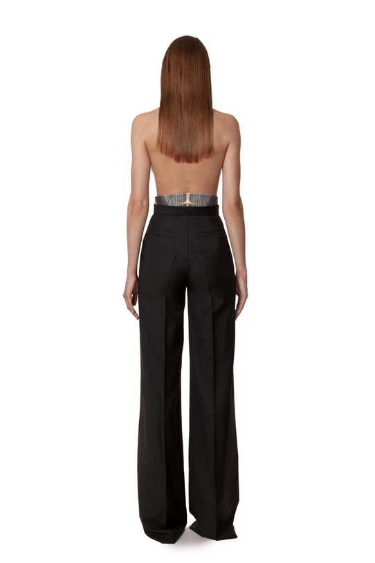 “ROBOT” black-tie pants