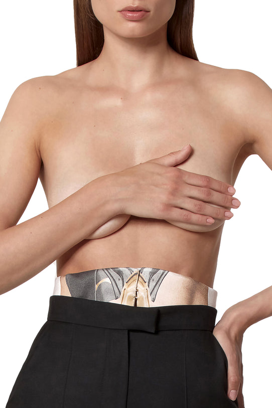 “ROBOT” black-tie pants