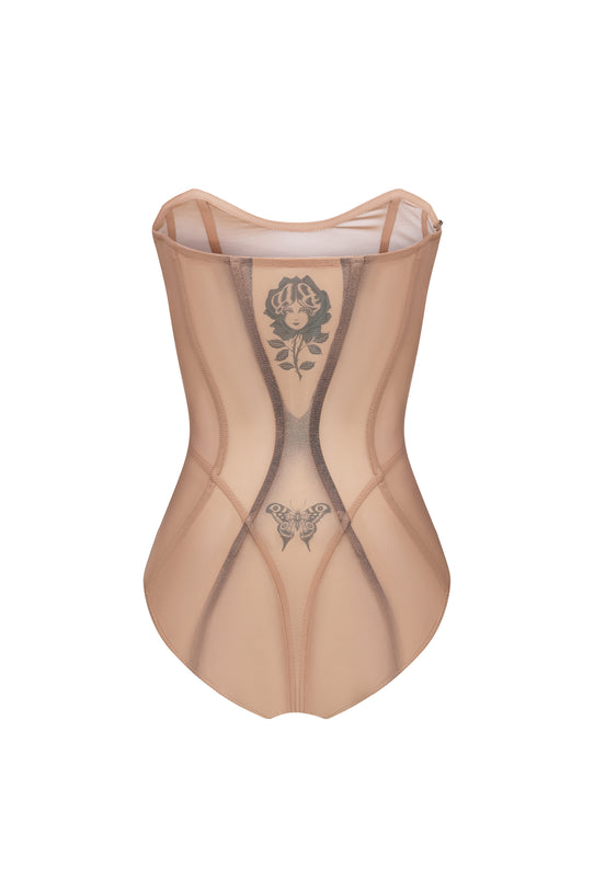 Skin Couture Corset Bodysuit