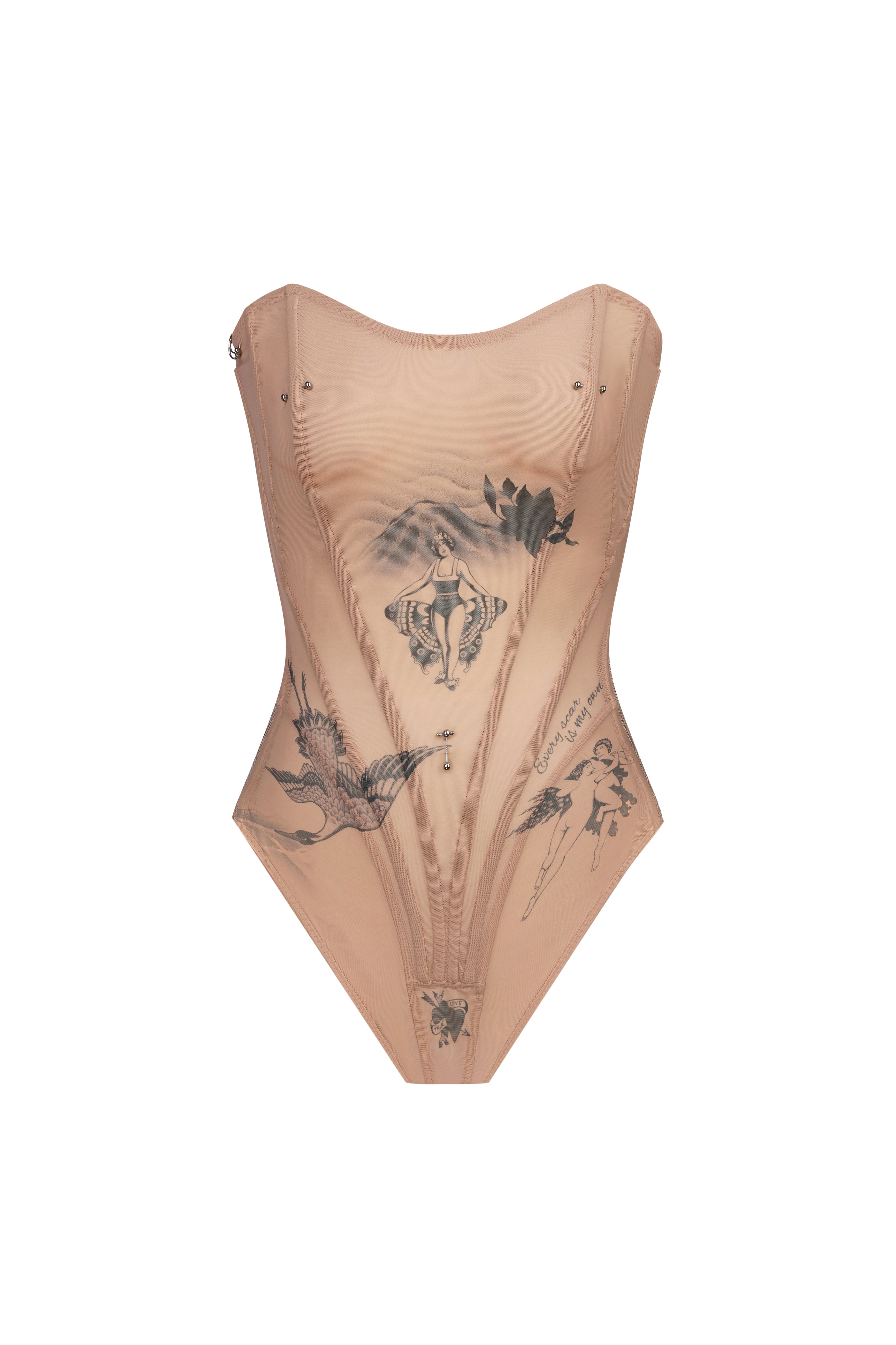 Skin Couture Corset Bodysuit