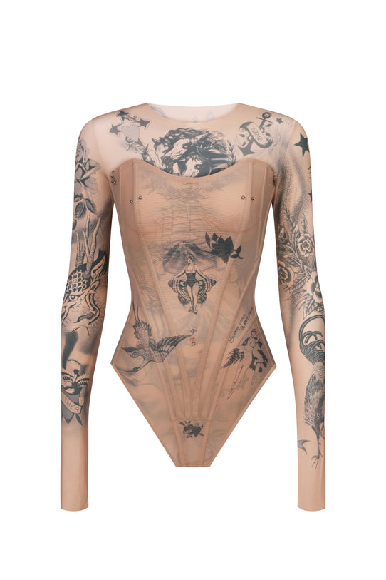 Skin Couture Corset Bodysuit