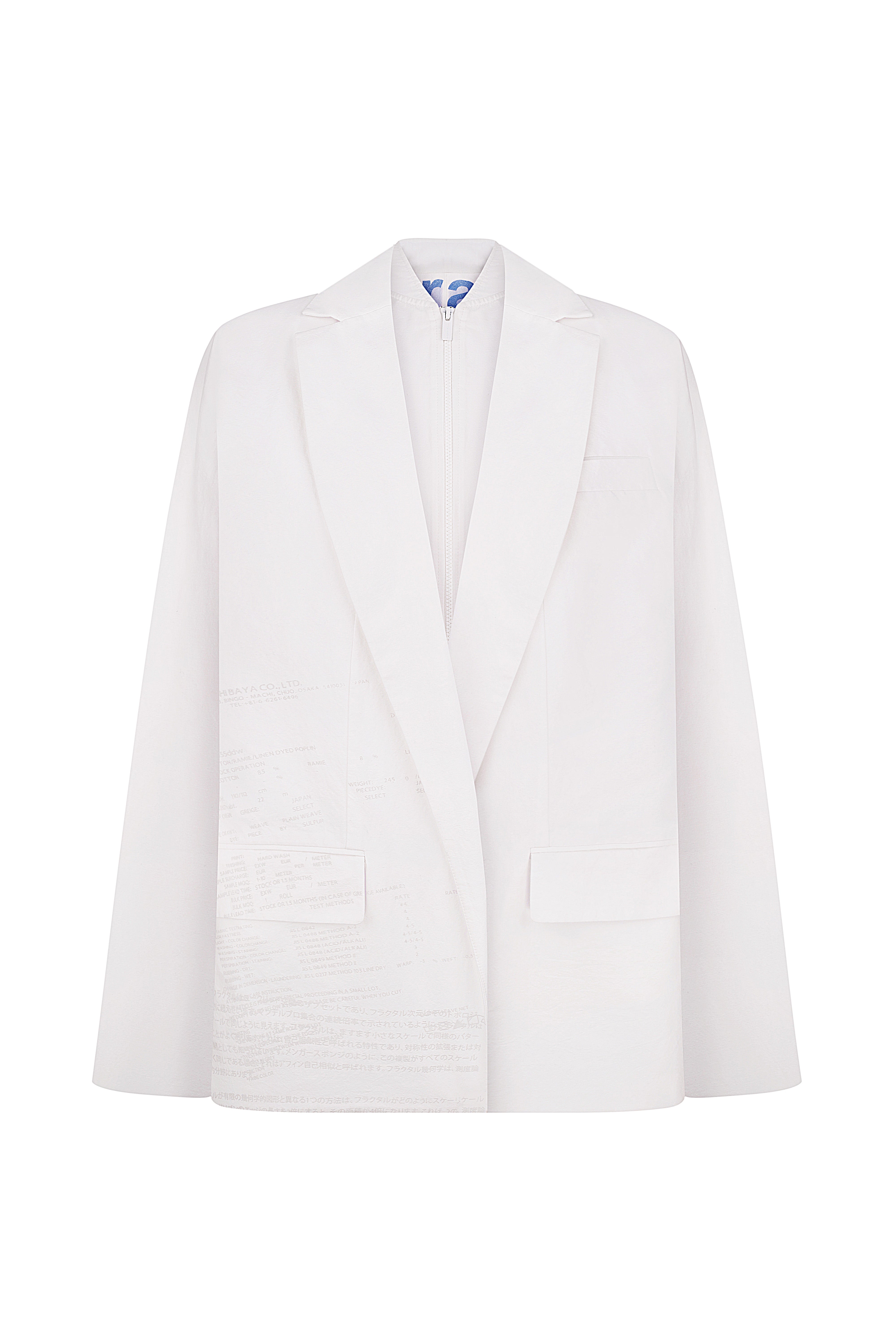 Straight Fit Jacket Ttswtrs Official Online Shop