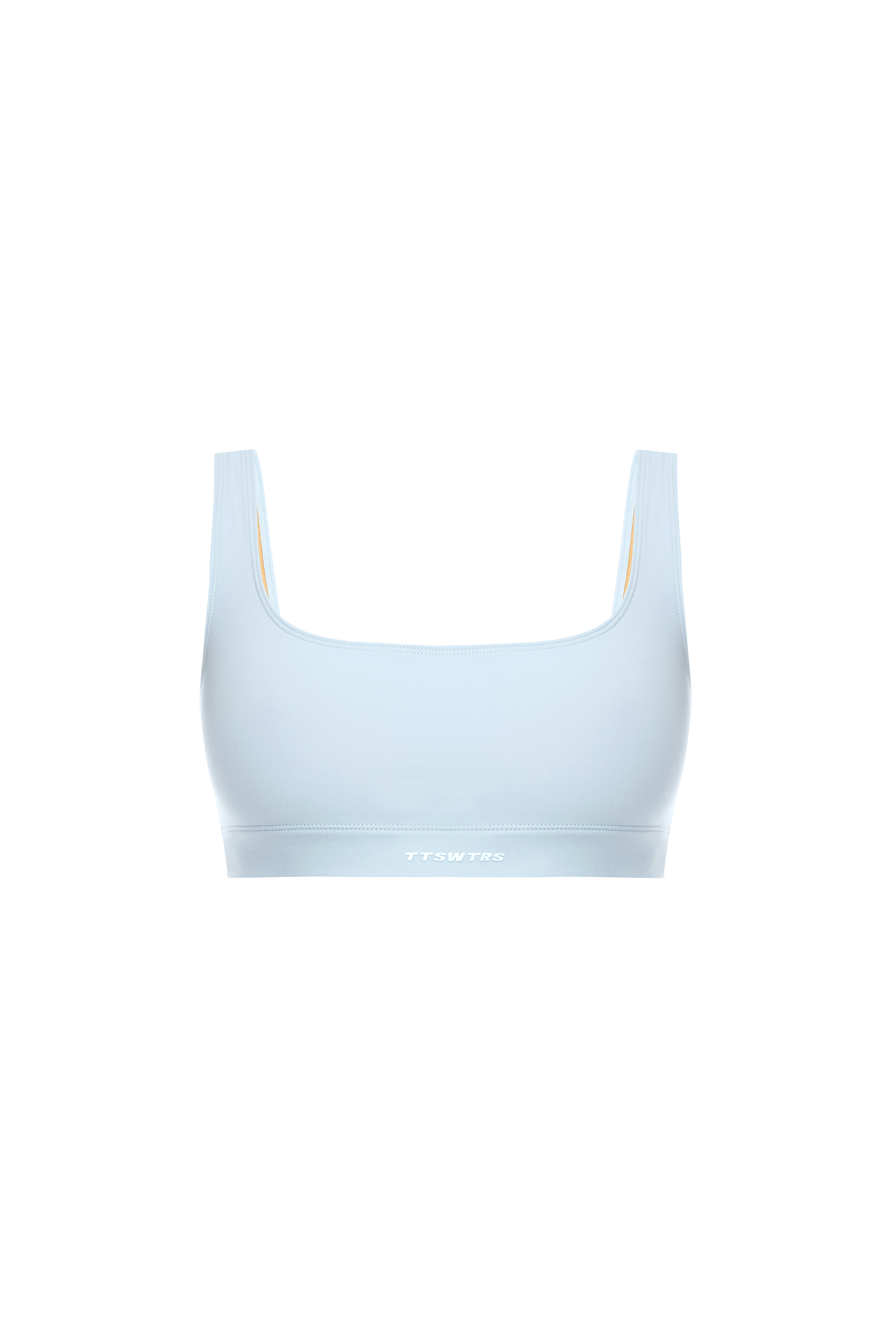 Blue Decollete Top