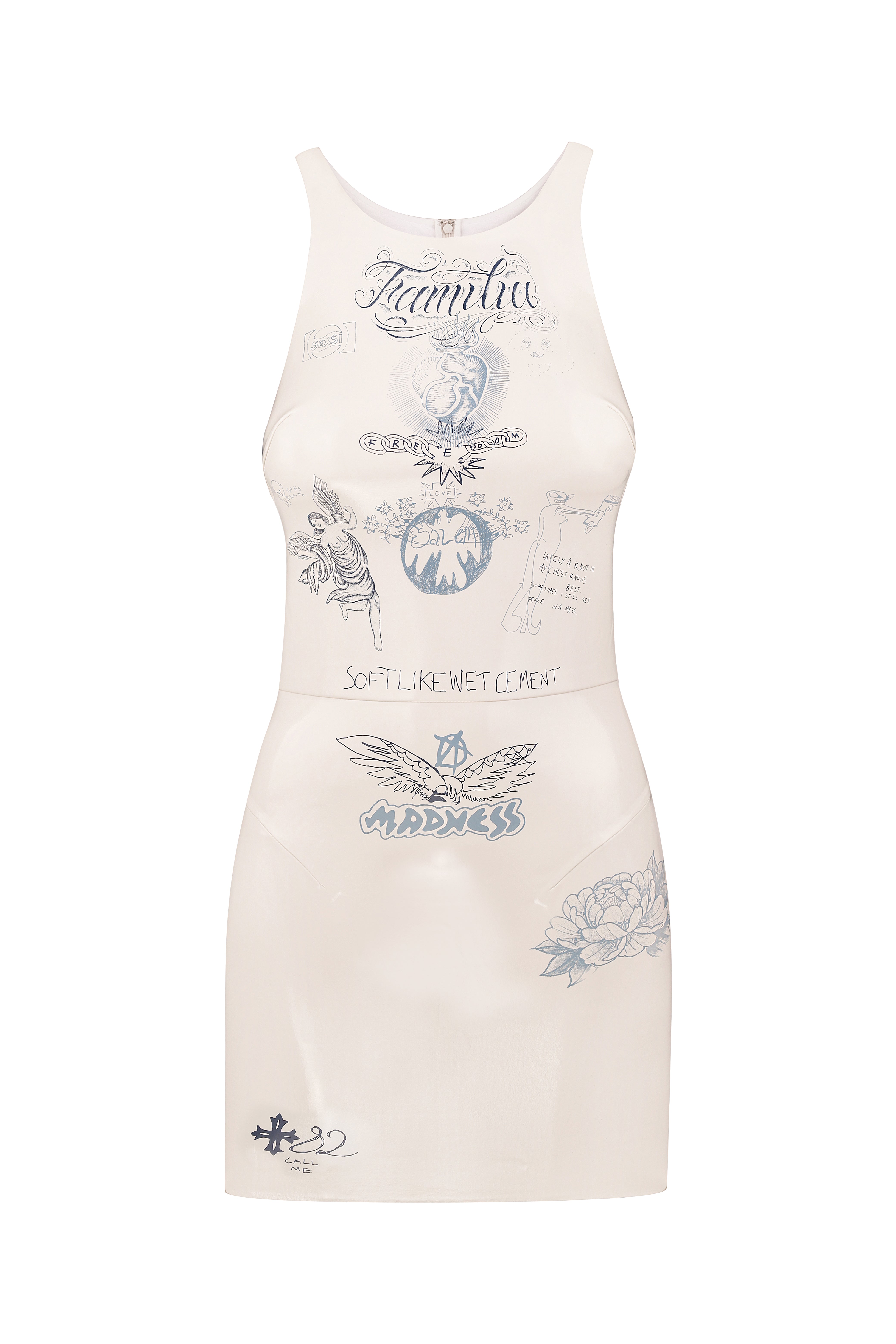 Tattooed Dress M / Ecru ttswtrs Tattooed Dress M / Ecru ttswtrs
