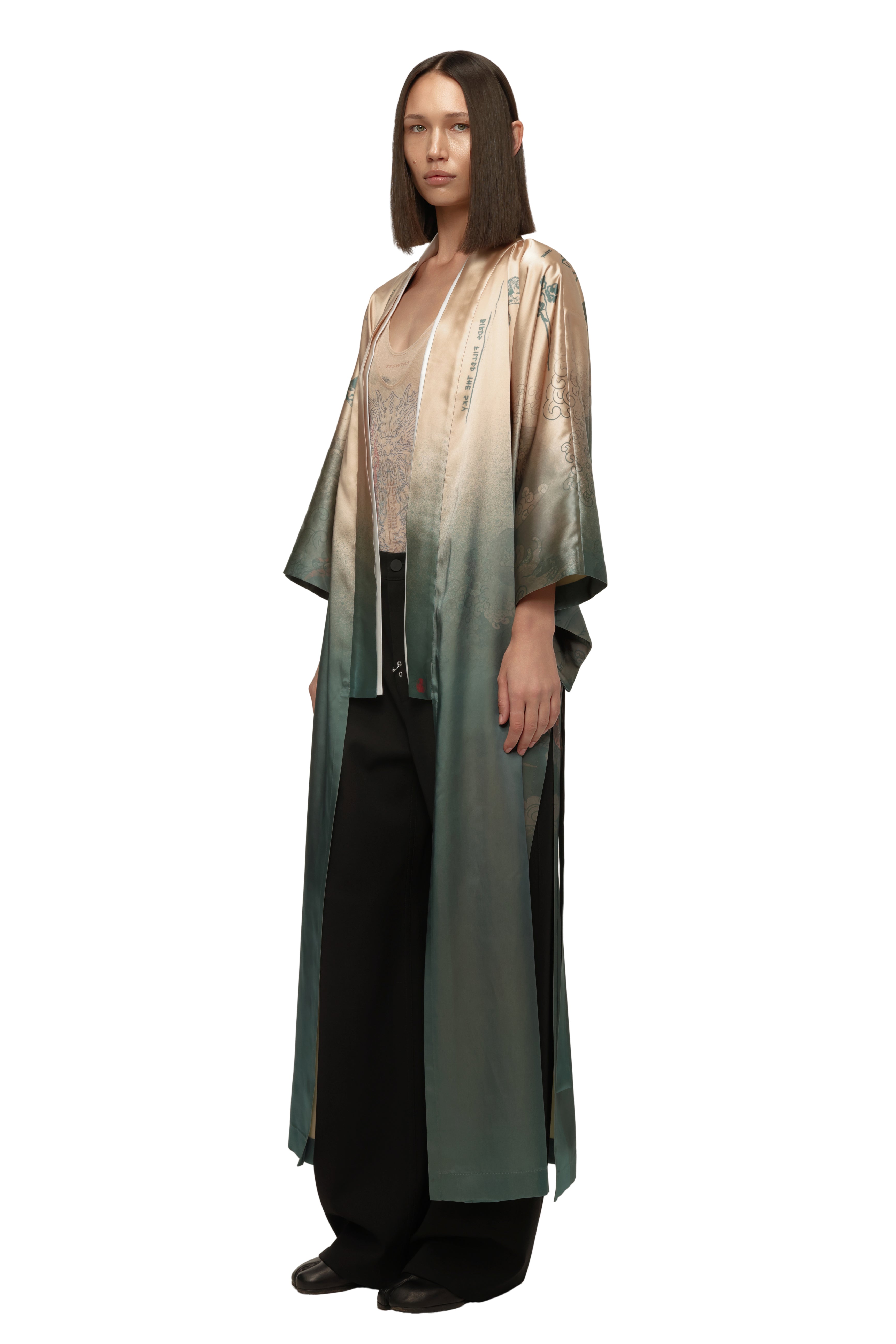 Black Orchid Kimono