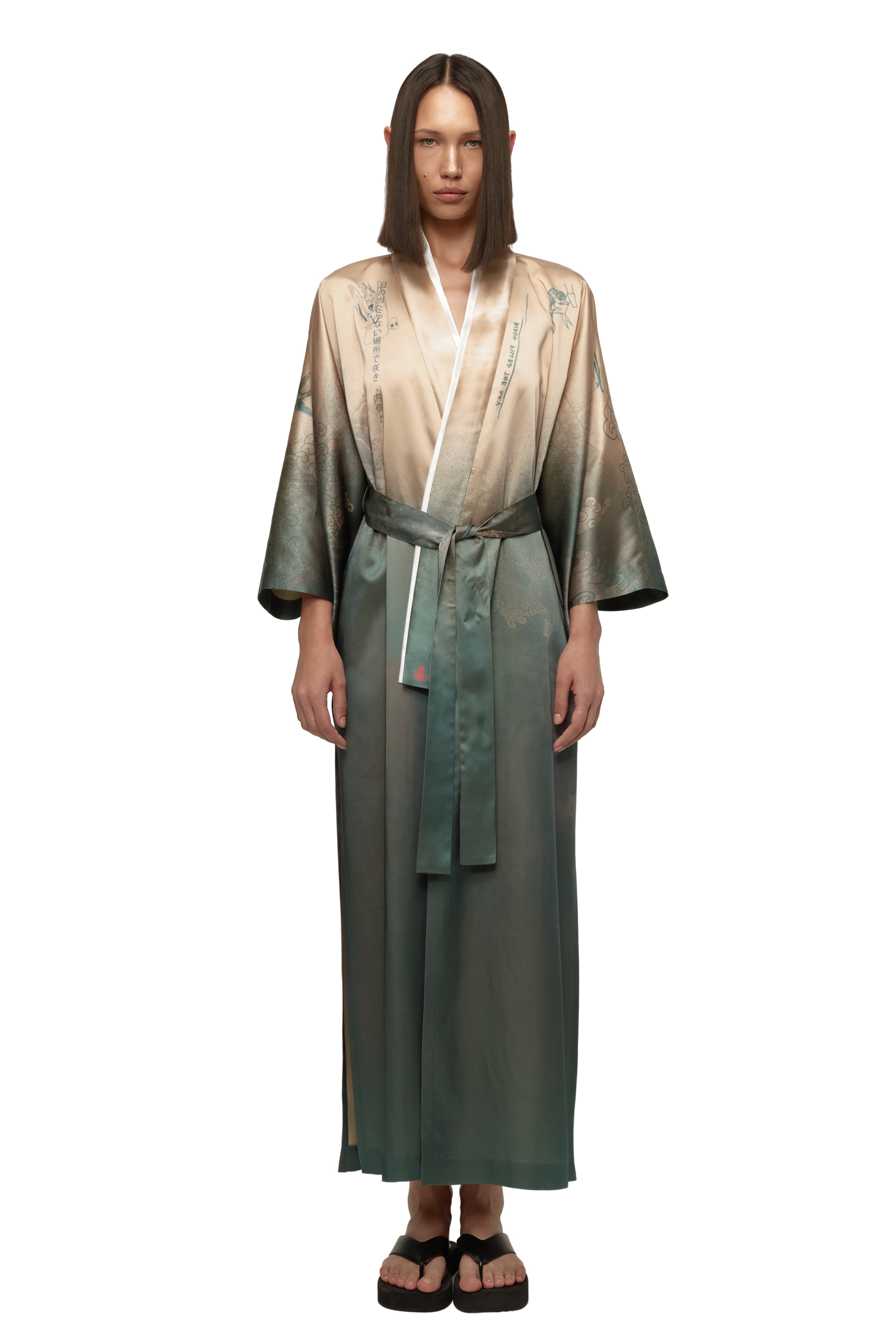 Black Orchid Kimono