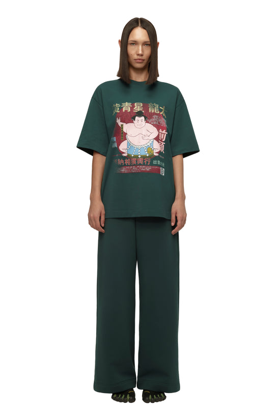 Yokozuna Dark Green Oversized T-Shirt
