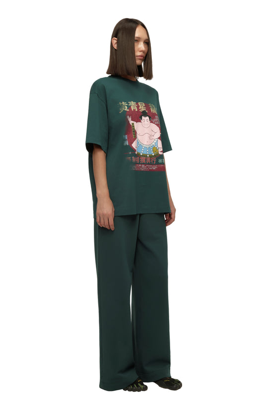 Yokozuna Dark Green Oversized T-Shirt
