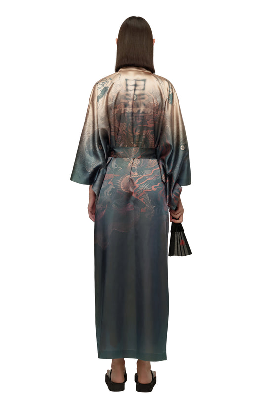 Black Orchid Kimono
