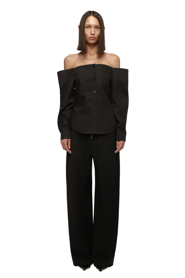 Black Orchid Corset Shirt