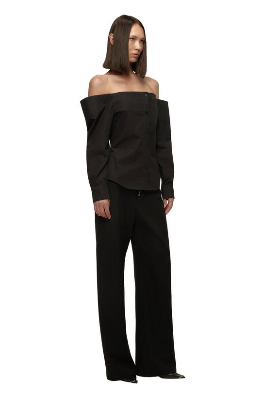Black Orchid Corset Shirt