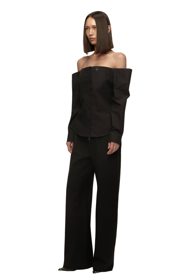Black Orchid Corset Shirt