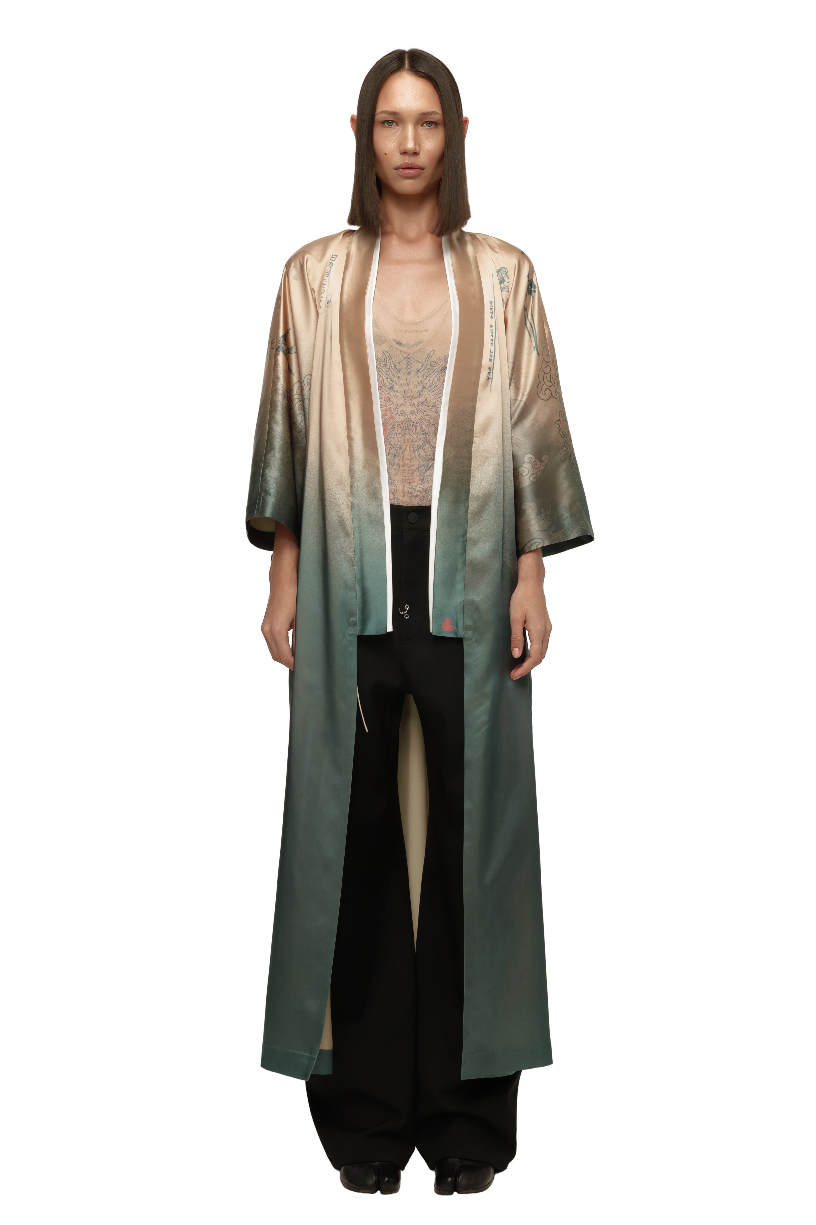 Black Orchid Kimono