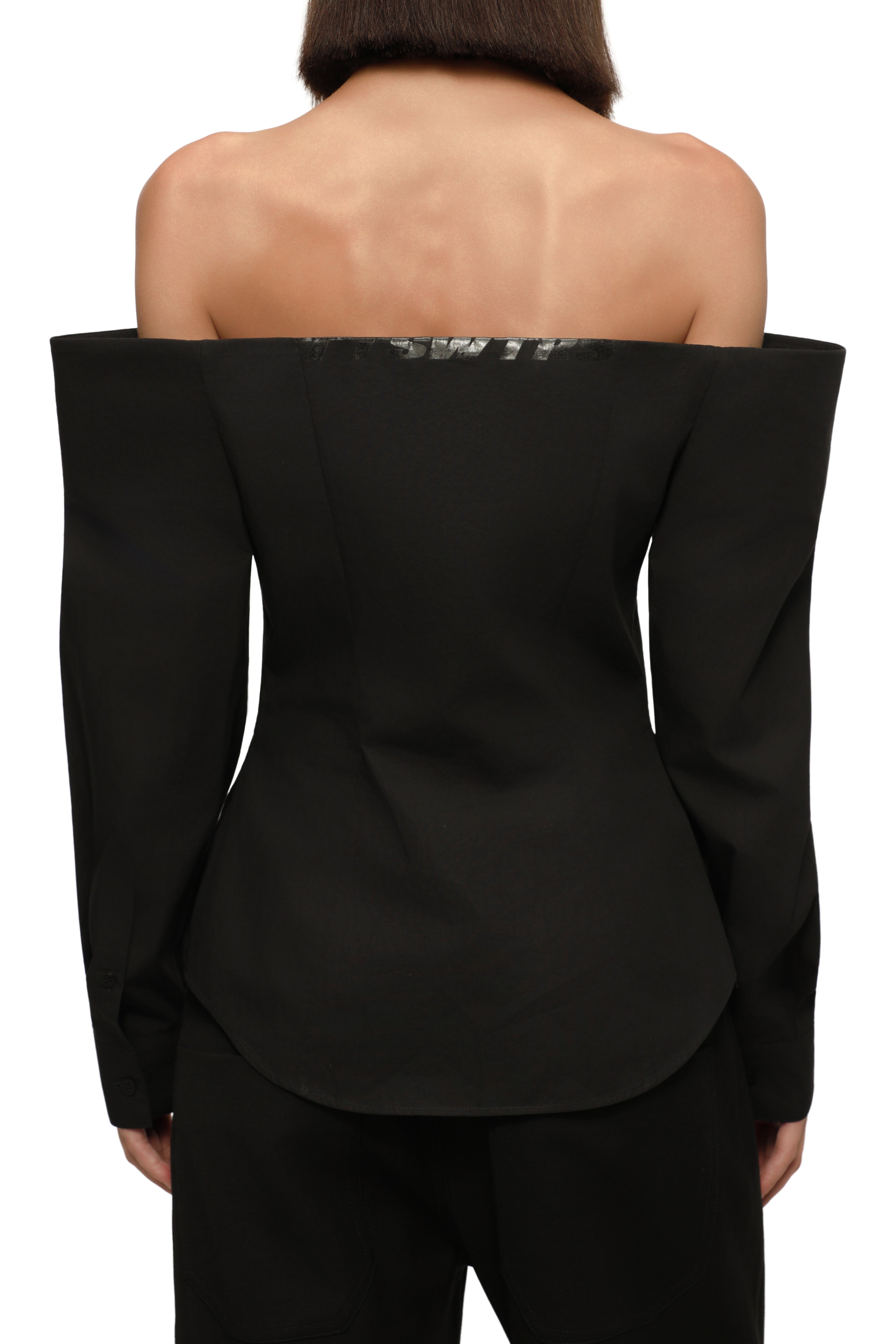 Black Orchid Corset Shirt