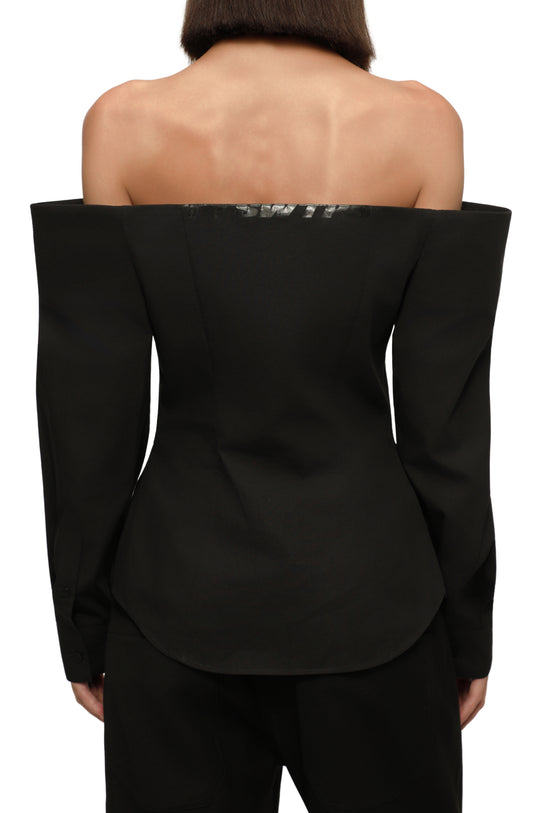 Black Orchid Corset Shirt