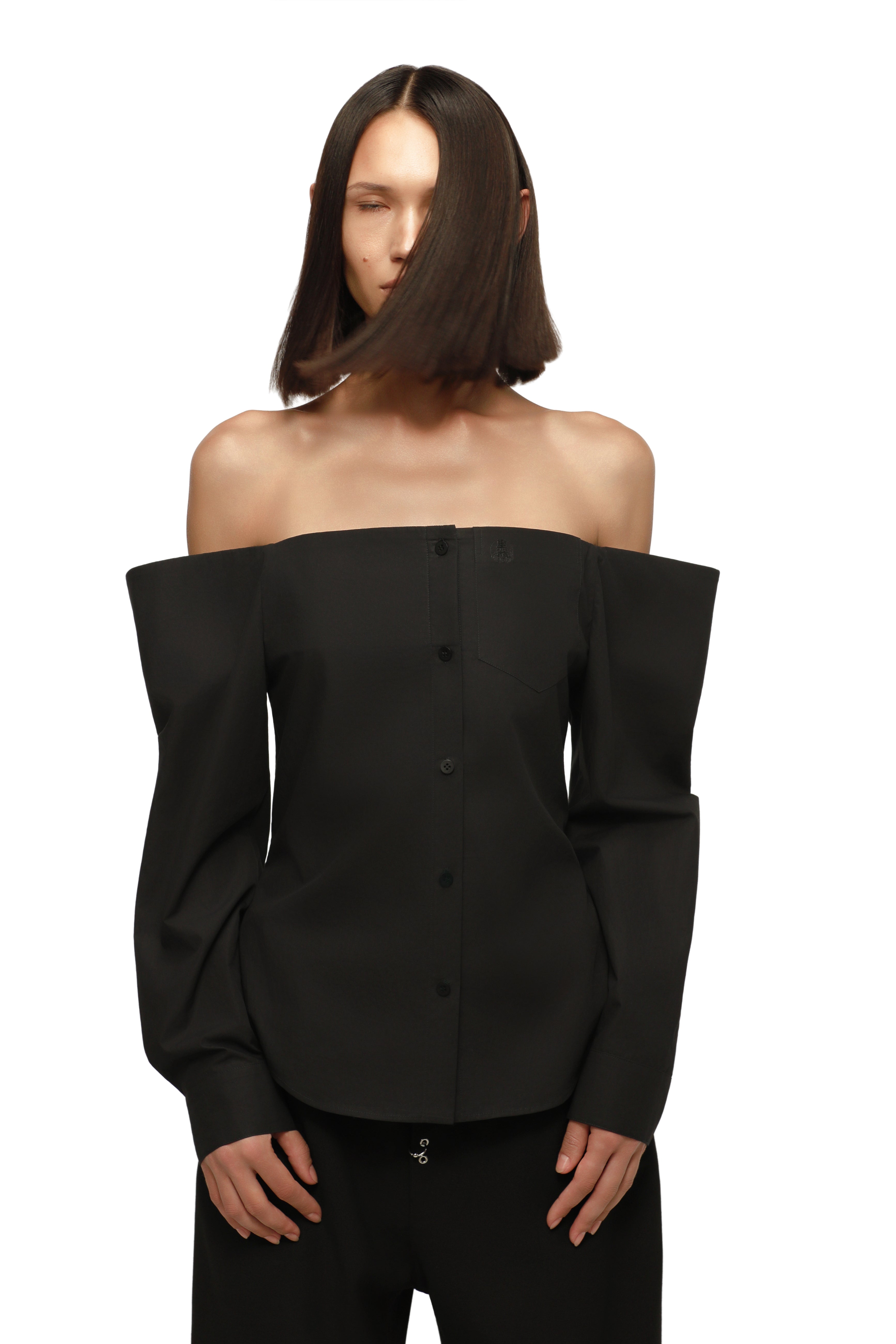 Black Orchid Corset Shirt