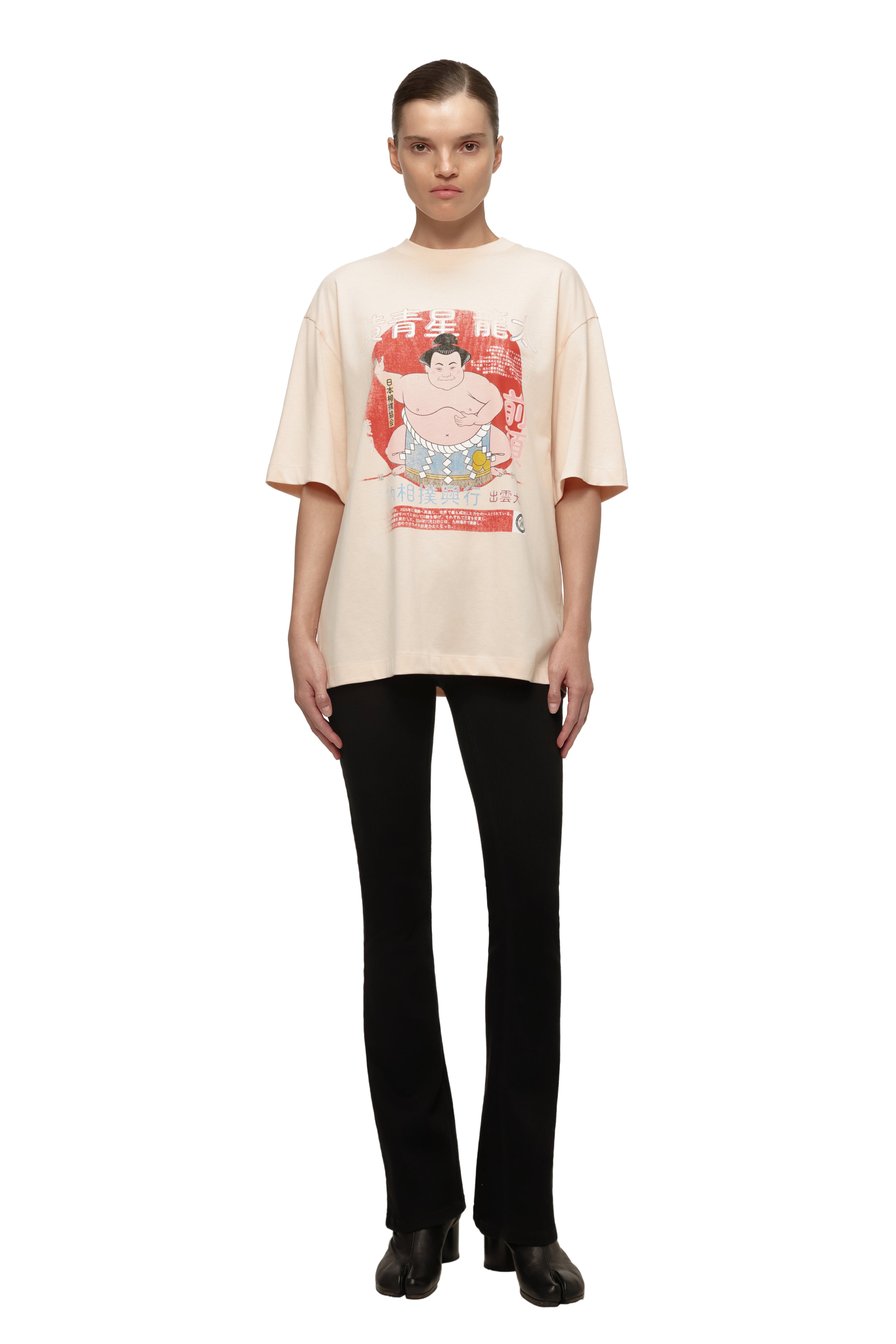 Yokozuna Powder Pink Oversized T-Shirt