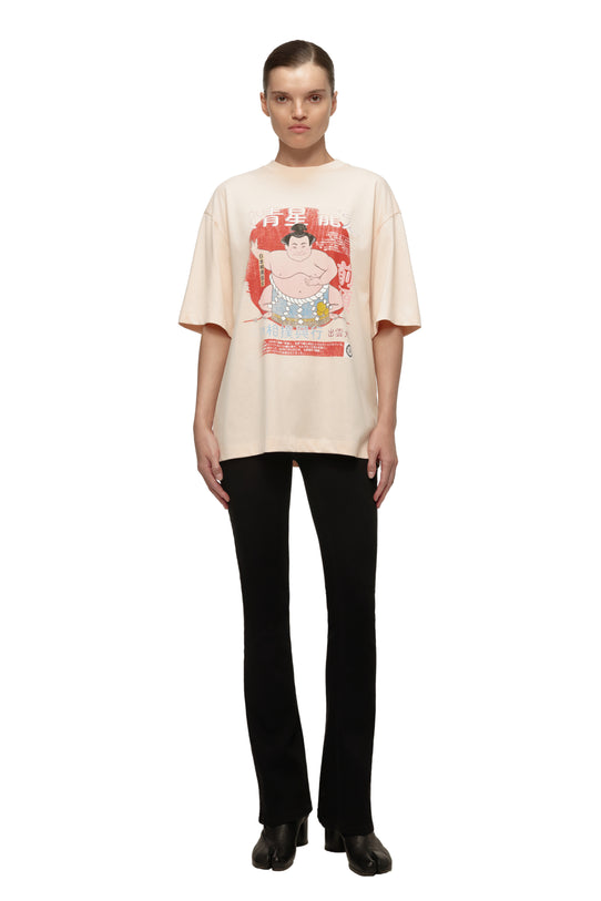 Yokozuna Powder Pink Oversized T-Shirt