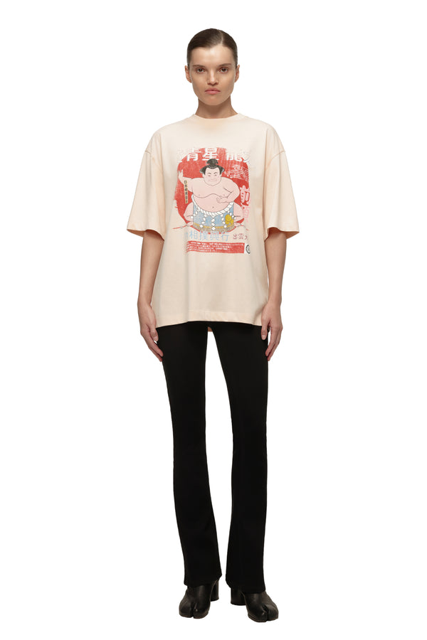Yokozuna Powder Pink Oversized T-Shirt