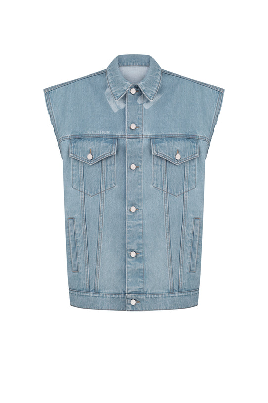 Denim Trucker Vest Repetition