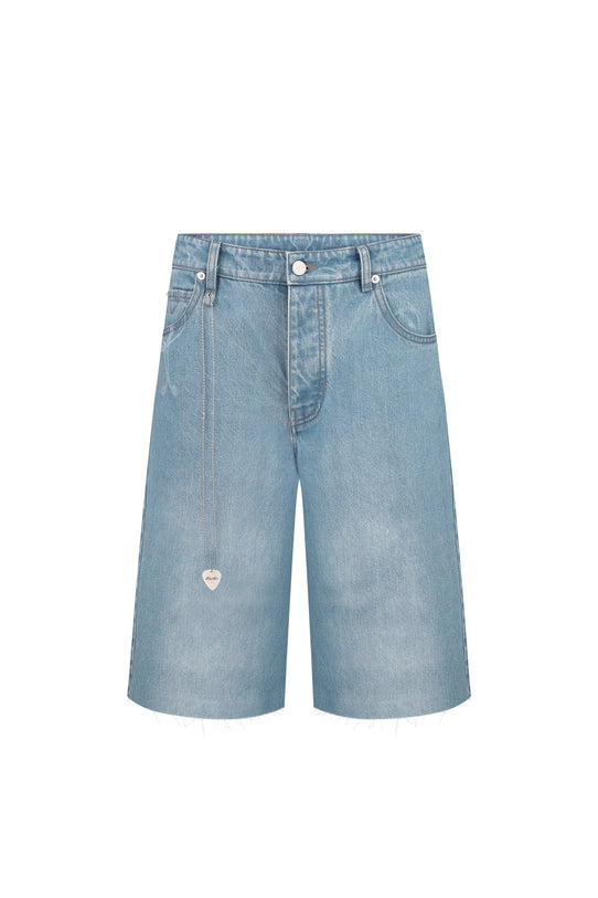 Long Denim Shorts Repetition