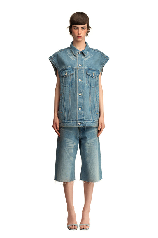 Denim Trucker Vest Repetition