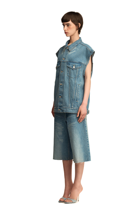 Denim Trucker Vest Repetition