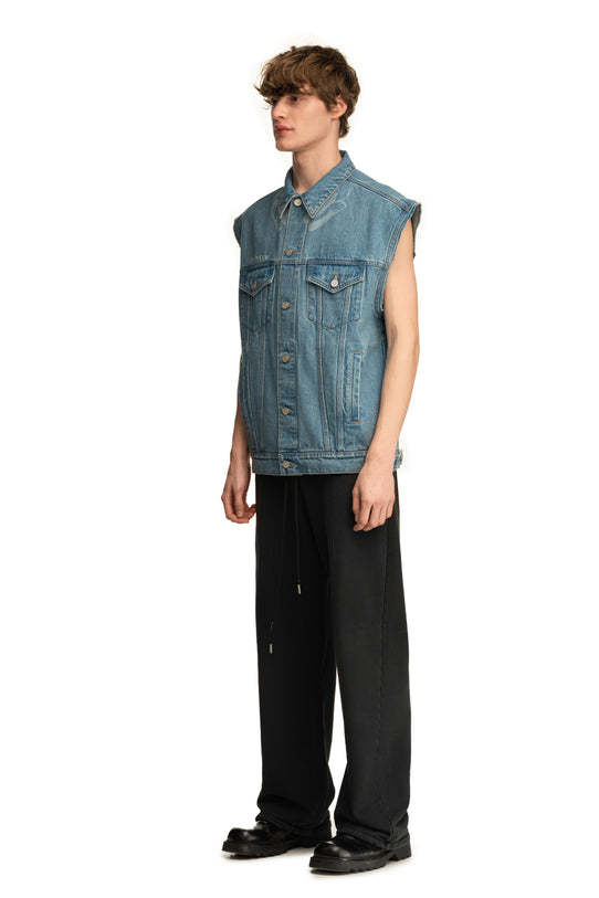 Denim Trucker Vest Repetition