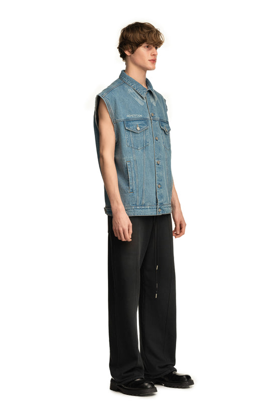 Denim Trucker Vest Repetition