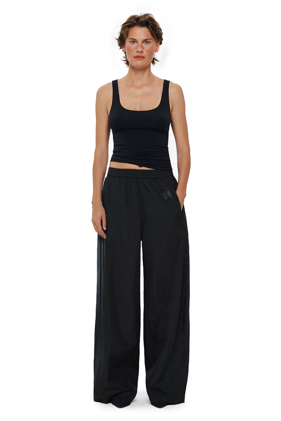 Black Track Pants "BOLOTNIA"