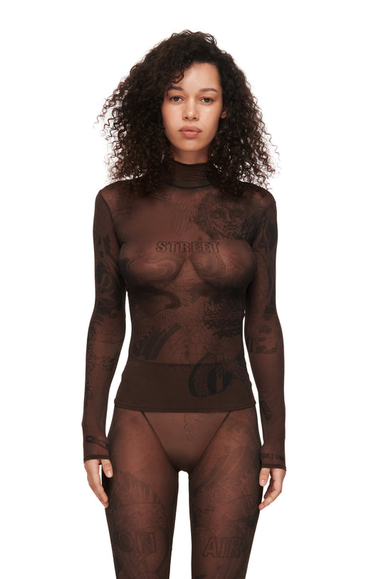 Tattooed Brown Longsleeve