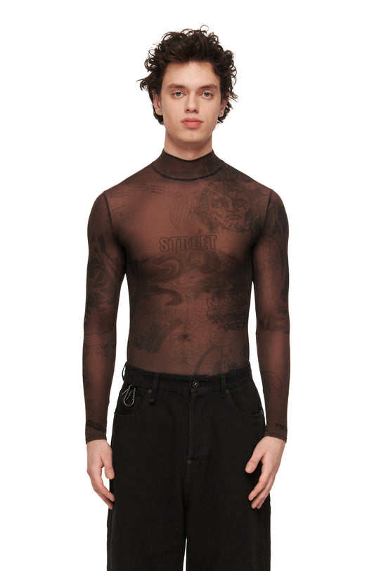 Tattooed Brown Longsleeve