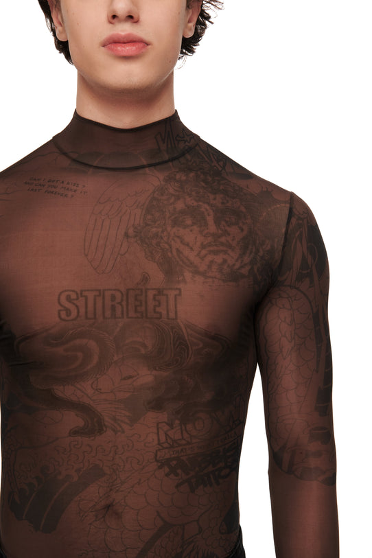 Tattooed Brown Longsleeve