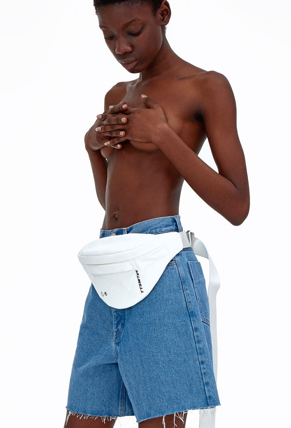 White belt bag