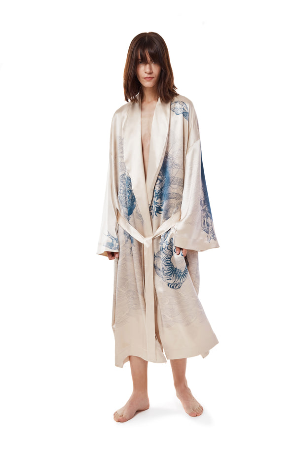 Silk robe