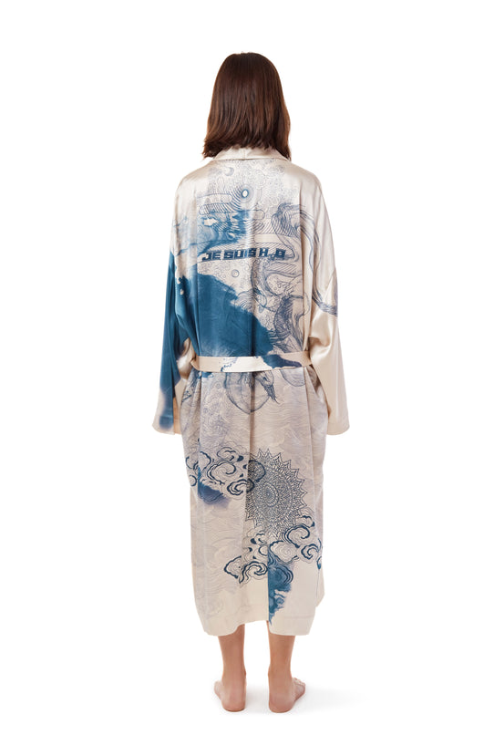 Silk robe
