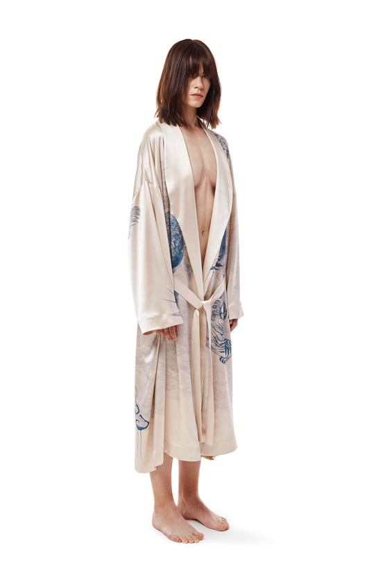 Silk robe